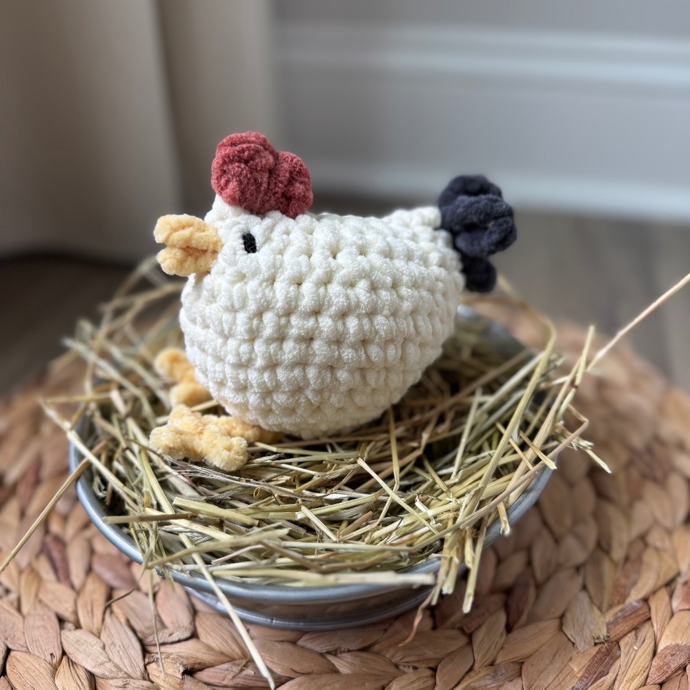 Crochet Mable Chicken handmade